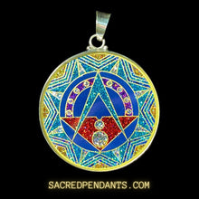 Load image into Gallery viewer, Arcturian 10th Dimensional Crop Circle Amulet Space Force