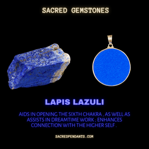lapis lazuli pendant sacred pendants