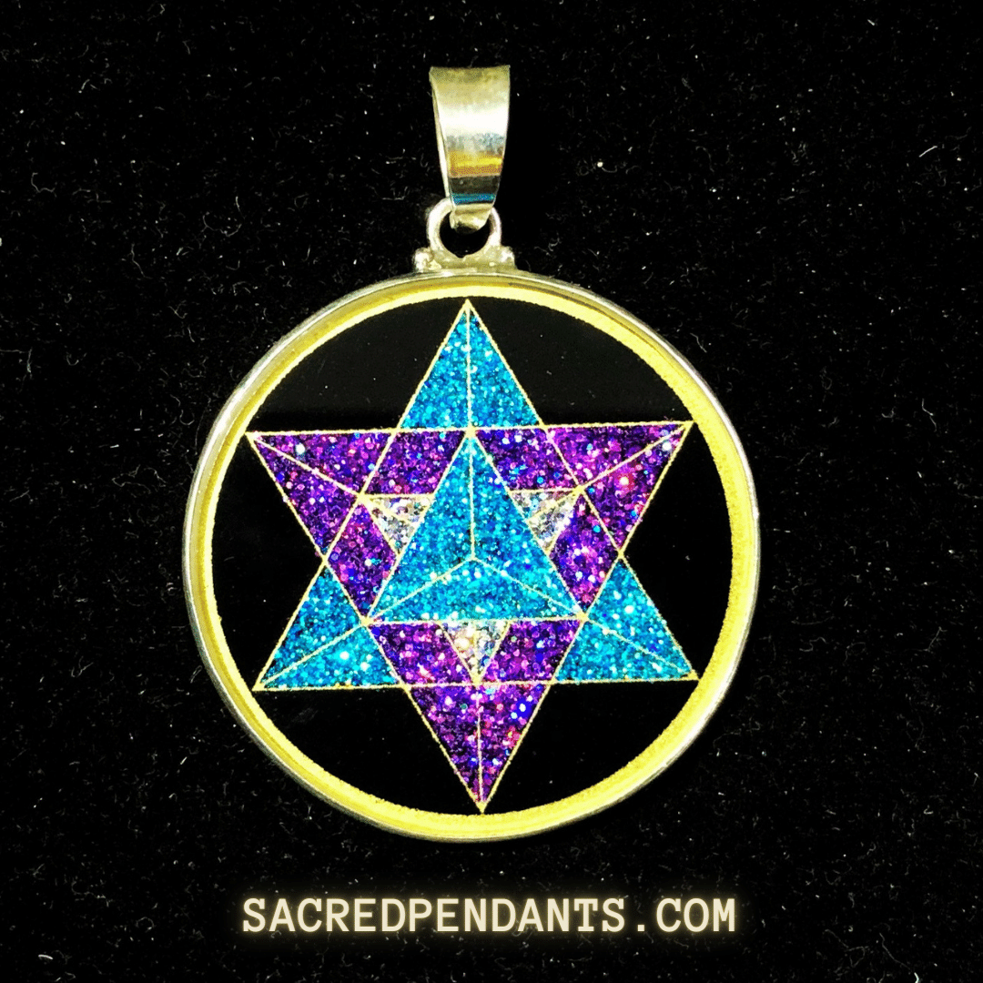 MerKaBa - Sacred Geometry Gemstone Pendant - Image 2