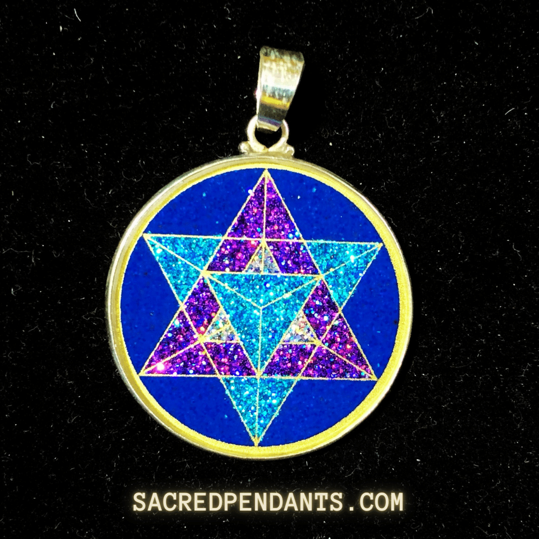 MerKaBa - Sacred Geometry Gemstone Pendant - Image 3