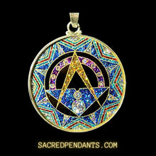 Load image into Gallery viewer, Arcturian 10th Dimensional Crop Circle Amulet