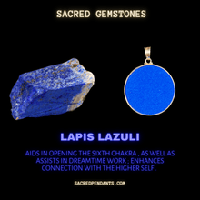 Load image into Gallery viewer, Ganesha - Sacred Geometry Gemstone Pendant