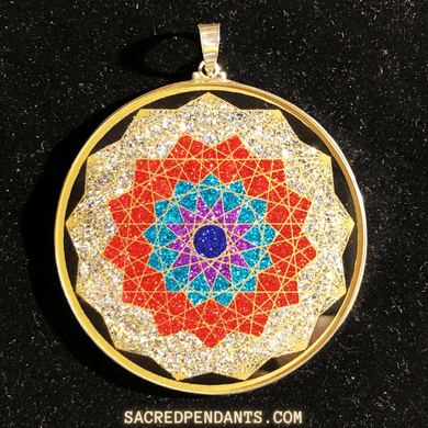 EXTRA LARGE - Mother Earth's Grid- Sacred Pendants