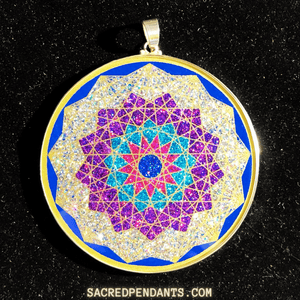 EXTRA LARGE - Mother Earth's Grid- Sacred Pendants