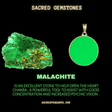 Load image into Gallery viewer, Golden Mean Spiral - Sacred Geometry Gemstone Pendant