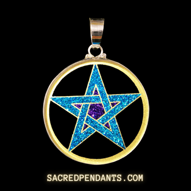 Pentagram - Sacred Geometry Gemstone Pendant