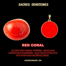 Load image into Gallery viewer, Rose Cross - Sacred Geometry Gemstone Pendant