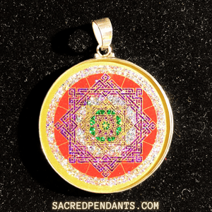 Star of Lakshmi - Sacred Geometry Gemstone Pendant