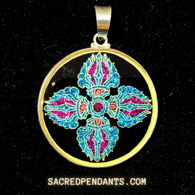 Vajra - Sacred Geometry Gemstone Pendant